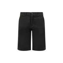 Weird Fish Rayburn Cotton Flat Front Shorts Washed Black Size 32