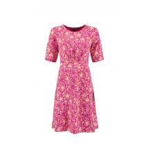 Weird Fish Cassandra Jersey Swing Dress Gerbera Size 18