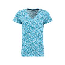 Weird Fish Merica Printed Jersey T-Shirt Smoked Blue Size 20