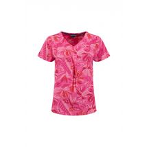 Weird Fish Solle Printed Blouse Hot Pink Size 22