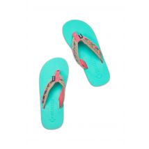 Weird Fish Adila Braided Flip Flops Bevelled Glass Size 3