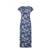 Weird Fish Mirren Printed Maxi Dress Blue Indigo Size 12