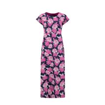 Weird Fish Mirren Printed Maxi Dress Fuchsia Punch Size 12