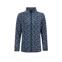 Weird Fish Rochelle Full Zip Printed Microfleece Night Blue Size 14