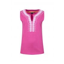 Weird Fish Tirtha Embroidered Jersey Vest Gerbera Size 12