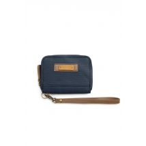 Weird Fish Corfe Washed Canvas Purse Navy Size ONE