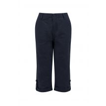 Weird Fish Salena 3/4 Length Trousers Navy Size 16