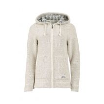 Weird Fish Weylin Full Zip Macaroni Hoodie Ecru Size 12