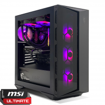 PC Gamer Rainbow - NVIDIA GeForce RTX 4060 Ti 8 Go (Modèle en fonction du stock) - MSI PRO B760-P WIFI DDR4 (WiFi - Bluetooth) - MSI MPG Gungnir 110R