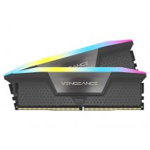 Corsair Vengeance RGB DDR5 2x32Go 6000MHz CL30 - Gris