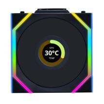 Lian Li Uni Fan SL 120 Reverse LCD ARGB Wireless - Noir