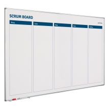 Whiteboard Scrum verbeterbord - 60x90 cm