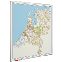 Whiteboard landkaart - Nederland postcodes