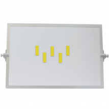 Magnetisch Symbool Balk 1x3 cm geel