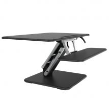 Zit-sta bureau module Large - Verstelbare computertafel - Zwart