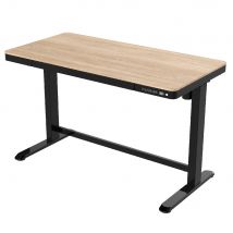 Elektrisch verstelbaar bureau / thuiswerkplek - 120x60 cm - Whitewash