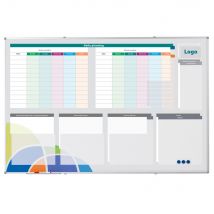 Whiteboard Bedrukt - 120 x 150 cm