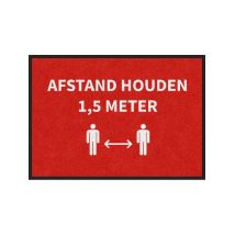 Deurmat &#039;Afstand houden&#039; anderhalve meter - 60x85 cm