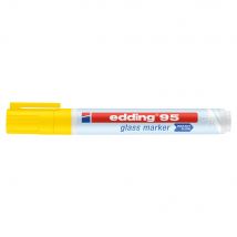 Edding glasmarkers - Geel - Ronde punt 1,5-3 mm - Per stuk