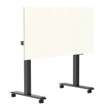 Elektrisch verstelbaar, opklapbaar en verrijdbaar bureau - 180x80 cm -