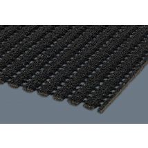 Gravel scrape loper - Antislipmat op rol - Grafiet - Breedte 120 cm