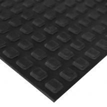 Rubber loper / rubbermat op rol van 12 m2 - Trailer mat 8 mm - Breedte
