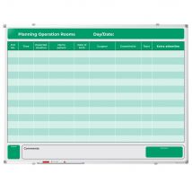 Whiteboard Bedrukt - 90 x 120 cm
