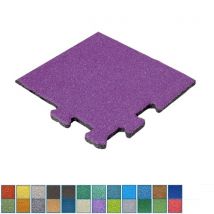 Rubber puzzeltegel met EPDM toplaag in diverse RAL kleuren - 25 mm - H