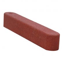 Rubber zandbak rand / opsluitband - 100 x 15 x 15 cm - Rood