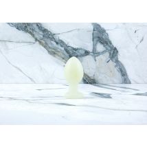 Kristallen Buttplug Ava - Witte Jade voor Balans