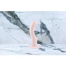 Roze Siliconen Strapon - 16-20 cm van Ylva & Dite