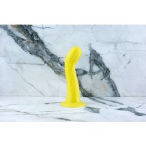 Geel Siliconen Strapon - 21-25 cm van Ylva & Dite
