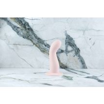 Roze Siliconen Strapon - 16-20 cm van Ylva & Dite