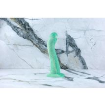 Ylva & Dite | Handgemaakte Groene Dildo met Zuignap | Swan