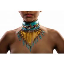 Shiri Zinn | Blauwe Choker | BDSM Halsband | Bondage Collar