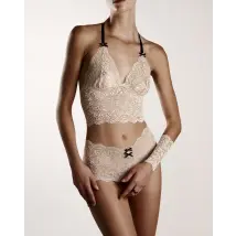 Bracli | Nude Paris Set | Ivoor | Erotische Lingerie Maat M