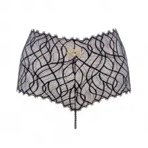 Bettie Page Panty | Luxueuze Retro Lingerie met Parels Maat S