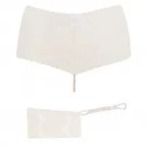 Parelstring Starter Kit Ivoor – Erotische Lingerie Set Maat L