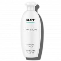 KLAPP Cosmetics - CLEAN & ACTIVE KLAPP Cosmetics -  - Cleansing Lotion - sanfte Reinigungsmilch - für jeden Hauttyp geeignet - 250 ml