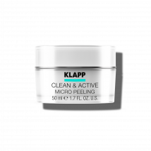 KLAPP Cosmetics - CLEAN & ACTIVE KLAPP Cosmetics -  - Micro Peeling - mit natürlichen Schleifpartikeln - für ein klares, frisches Aussehen - 50 ml