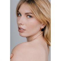 Savoni Boutique Eclipse Aromatic earrings Black