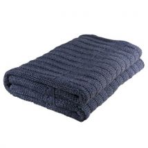 Nord Snow Ladder Style Merino Wool Blanket Blue