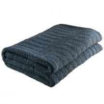 Nord Snow Ladder Style Merino Wool Blanket Green