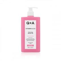 Q+A Vitamin A.C.E Cleansing Shower Oil 250ml