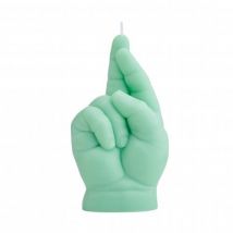 CandleHand Baby Crossed Fingers Candle Pastel Green