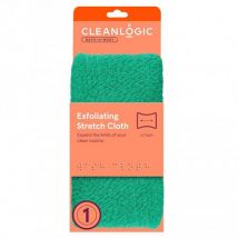 Cleanlogic Bath & Body Exfoliating Stretch Cloth Emerald
