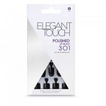 Elegant Touch Black Colour Nails- Square Gift set