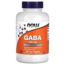 NOW Foods GABA 500mg 200 pcs.