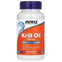 NOW Foods Krill Oil 500mg 60 caps.