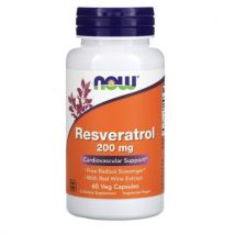 NOW Foods Natural Resveratrol 200mg 60 caps.